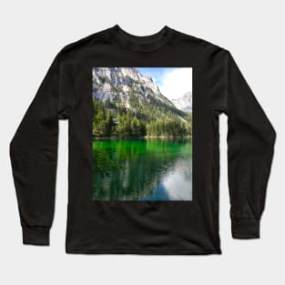 Green Lake in Austria in June Long Sleeve T-Shirt